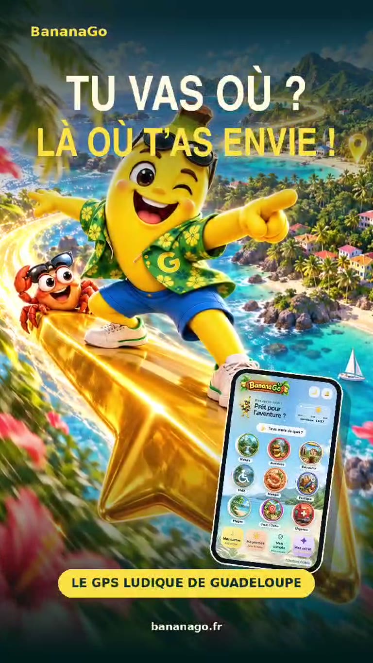 Banana vous emmène découvrir la Guadeloupe